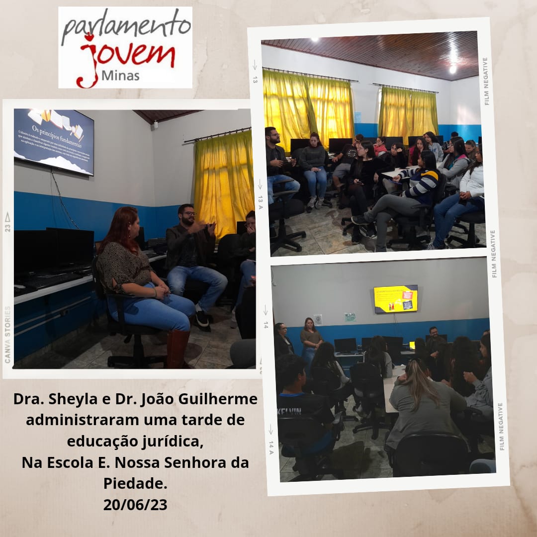 Imagem da notícia: PALESTRA PARA ALUNOS DO PJ.