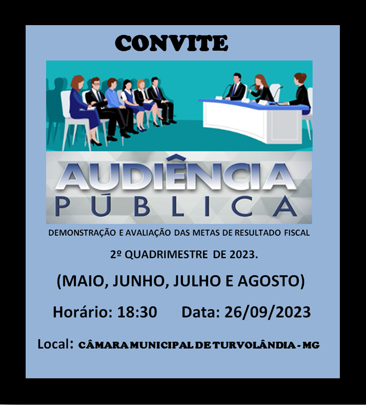 Imagem da notícia: AUDIÊNCIA PÚBLICA 27.02.2024 ÁS 18:30