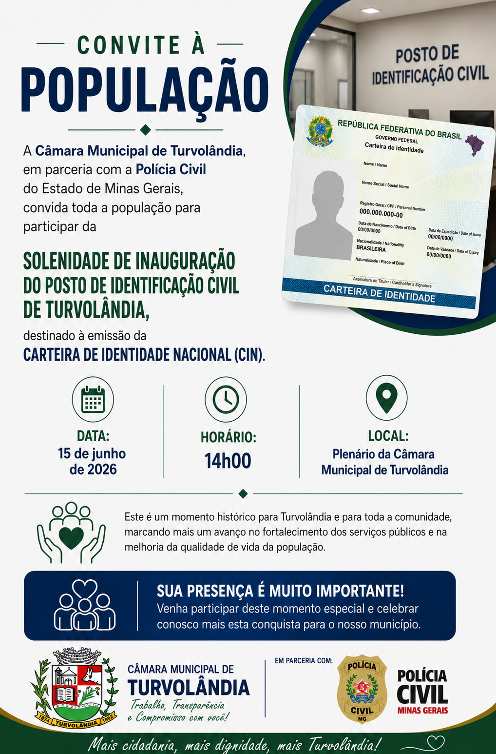 Imagem principal da notícia Convite