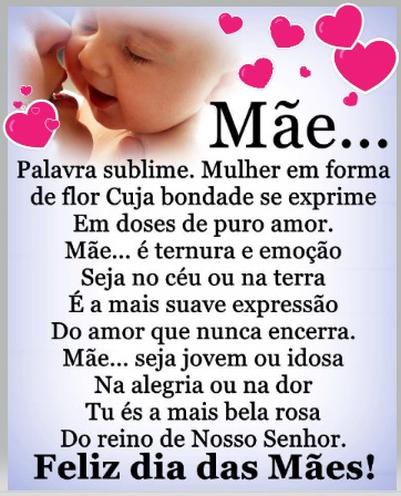 Imagem da notícia: DIA DAS MÃES