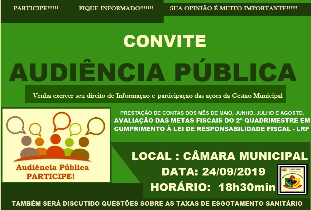 Imagem da notícia: CONVITE