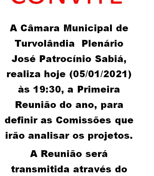 Imagem da notícia: Primeira Reunião do Ano